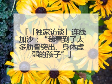 「独家访谈」连线加沙：“我看到了太多肋骨突出、身体虚弱的孩子”