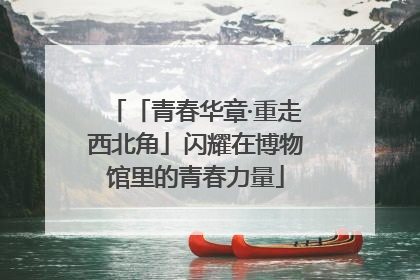 「青春华章·重走西北角」闪耀在博物馆里的青春力量