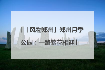 「风物郑州」郑州月季公园：一路繁花相迎