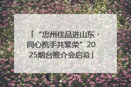 “忠州佳品进山东・同心携手共繁荣”2025烟台推介会启幕