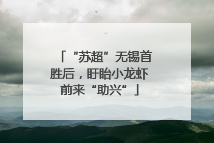 “苏超”无锡首胜后，盱眙小龙虾前来“助兴”