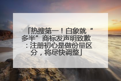 热搜第一！白象就“多半”商标发声明致歉：注册初心是做份量区分，将尽快调整