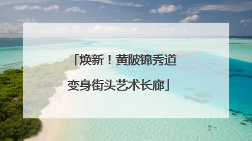 焕新！黄陂锦秀道变身街头艺术长廊
