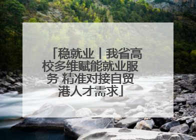 稳就业丨我省高校多维赋能就业服务 精准对接自贸港人才需求