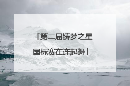 第二届铸梦之星国标赛在连起舞