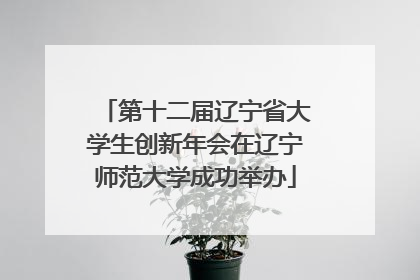第十二届辽宁省大学生创新年会在辽宁师范大学成功举办