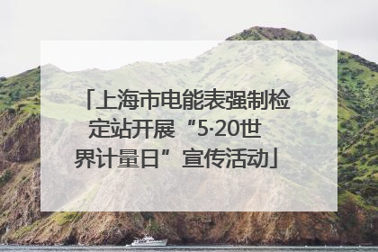 上海市电能表强制检定站开展“5·20世界计量日”宣传活动