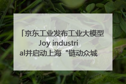 京东工业发布工业大模型Joy industrial并启动上海“链动众城 万亿降本”计划
