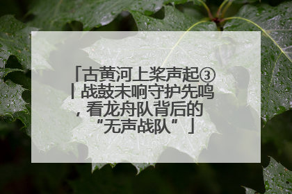 古黄河上桨声起③丨战鼓未响守护先鸣，看龙舟队背后的 “无声战队”