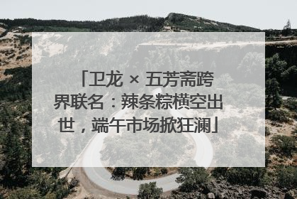 卫龙 × 五芳斋跨界联名：辣条粽横空出世，端午市场掀狂澜