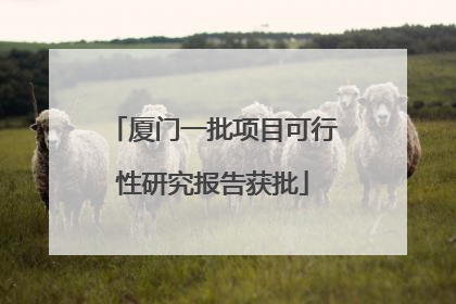 厦门一批项目可行性研究报告获批