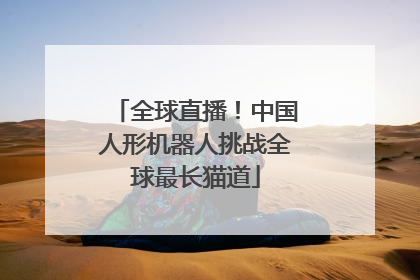 全球直播！中国人形机器人挑战全球最长猫道