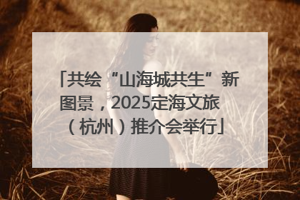 共绘“山海城共生”新图景，2025定海文旅（杭州）推介会举行
