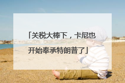 关税大棒下，卡尼也开始奉承特朗普了