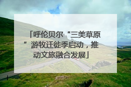 呼伦贝尔“三美草原”游牧迁徙季启动，推动文旅融合发展