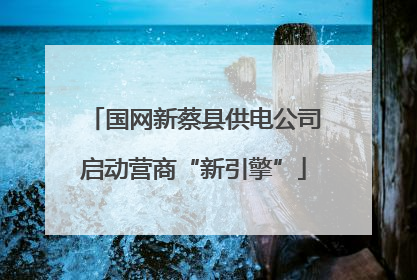 国网新蔡县供电公司启动营商“新引擎”