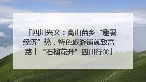 四川兴文：高山苗乡“避暑经济”热，特色旅游铺就致富路丨“石榴花开”四川行⑧