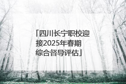 四川长宁职校迎接2025年春期综合督导评估