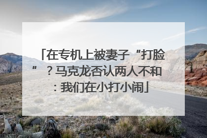 在专机上被妻子“打脸”？马克龙否认两人不和：我们在小打小闹