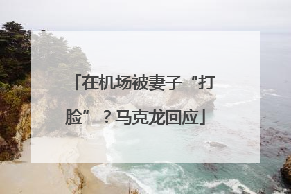在机场被妻子“打脸”？马克龙回应