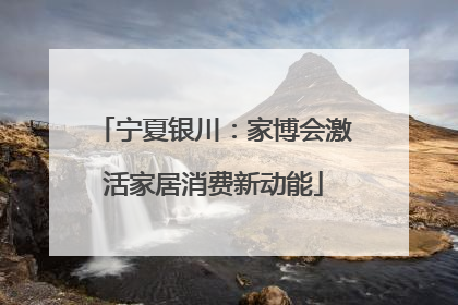 宁夏银川：家博会激活家居消费新动能