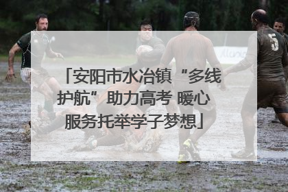 安阳市水冶镇“多线护航”助力高考 暖心服务托举学子梦想