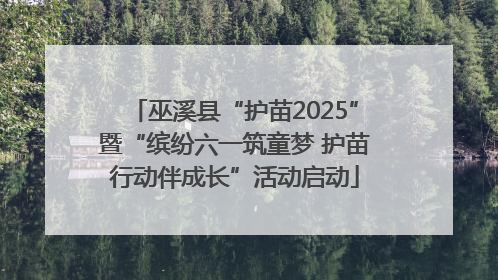 巫溪县“护苗2025”暨“缤纷六一筑童梦 护苗行动伴成长”活动启动