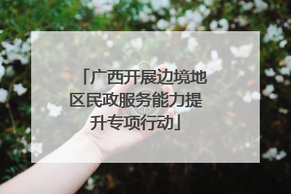 广西开展边境地区民政服务能力提升专项行动