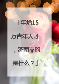 年增15万青年人才，济南靠的是什么？