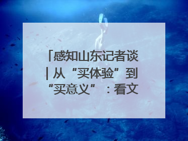 感知山东记者谈｜从“买体验”到“买意义”：看文旅繁荣背后的幸福新定义
