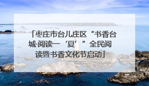 枣庄市台儿庄区“书香台城·阅读一‘夏’”全民阅读暨书香文化节启动