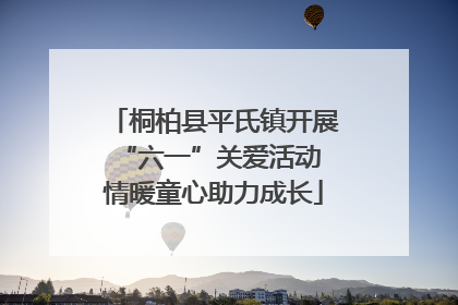 桐柏县平氏镇开展“六一”关爱活动 情暖童心助力成长