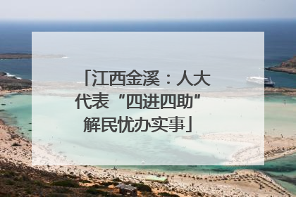 江西金溪：人大代表“四进四助”解民忧办实事