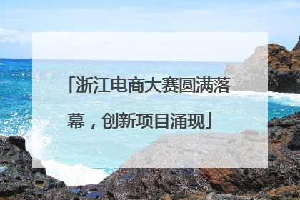 浙江电商大赛圆满落幕，创新项目涌现