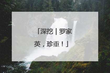 深挖｜罗家英，珍重！