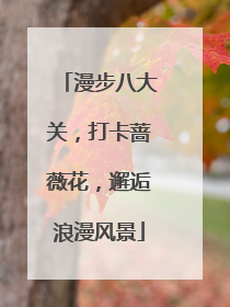 漫步八大关，打卡蔷薇花，邂逅浪漫风景