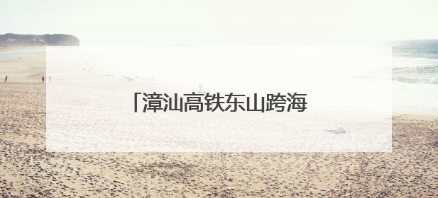 漳汕高铁东山跨海特大桥栈桥合龙