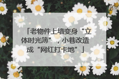 老物件上墙变身“立体时光簿”，小巷改造成“网红打卡地”