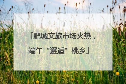肥城文旅市场火热，端午“邂逅”桃乡