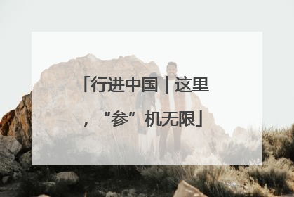 行进中国｜这里，“参”机无限