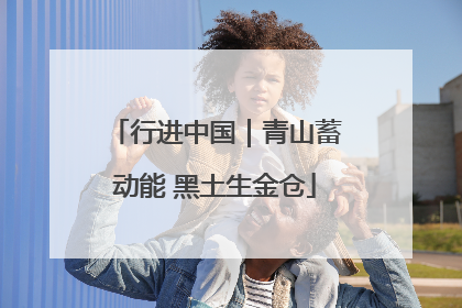 行进中国｜青山蓄动能 黑土生金仓