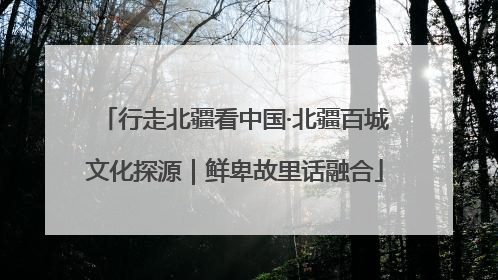 行走北疆看中国·北疆百城文化探源｜鲜卑故里话融合