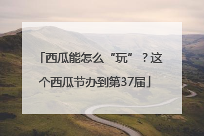 西瓜能怎么“玩”？这个西瓜节办到第37届