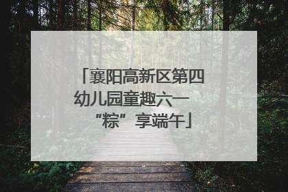 襄阳高新区第四幼儿园童趣六一 “粽”享端午