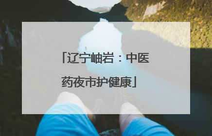 辽宁岫岩：中医药夜市护健康