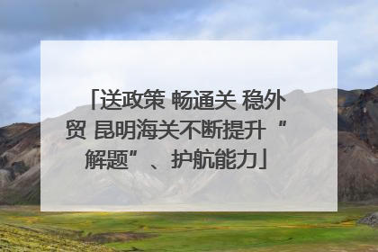 送政策 畅通关 稳外贸 昆明海关不断提升“解题”、护航能力