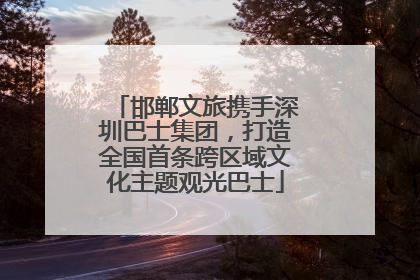 邯郸文旅携手深圳巴士集团，打造全国首条跨区域文化主题观光巴士