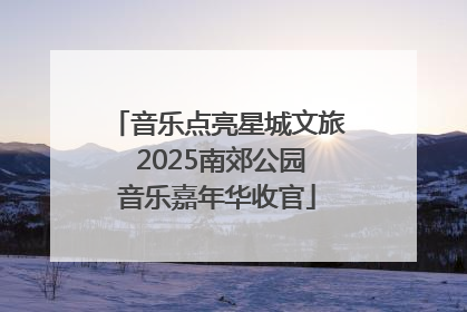 音乐点亮星城文旅 2025南郊公园音乐嘉年华收官