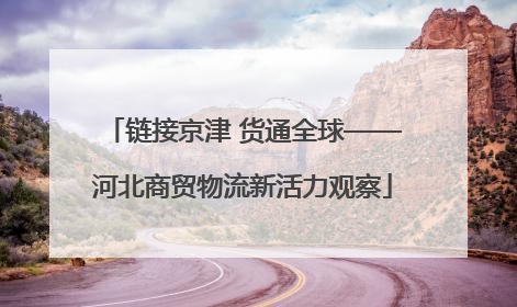 链接京津 货通全球——河北商贸物流新活力观察