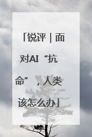 锐评｜面对AI“抗命”，人类该怎么办
